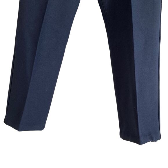 Vintage 70s Levis Black Tab Blue Dacron Polyester Western Pleated Pants Sz 34x26 - Picture 10 of 14